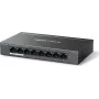 Mercusys MS108GP 8 prievadų Gigabit stalinis PoE+ komutatorius, 123W biudžetas, Plug & Play