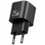 USAMS 25W GaN USB-C greitas įkroviklis - baltas