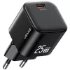 USAMS 25W GaN USB-C greitas įkroviklis - baltas