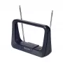 Phil patalpų DVB-T/T2 TV antena su 1,8 m koaksialiniu kabeliu, 75 omų, 3G/4G filtru, juoda