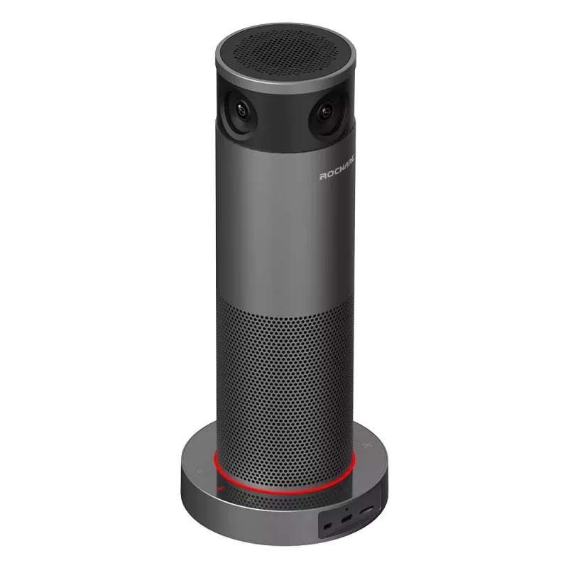 ROCWARE RC360 360° panoraminė Wi-Fi IP kamera, 1080P Full HD, dvipusis garsas, naktinis matymas, vidaus