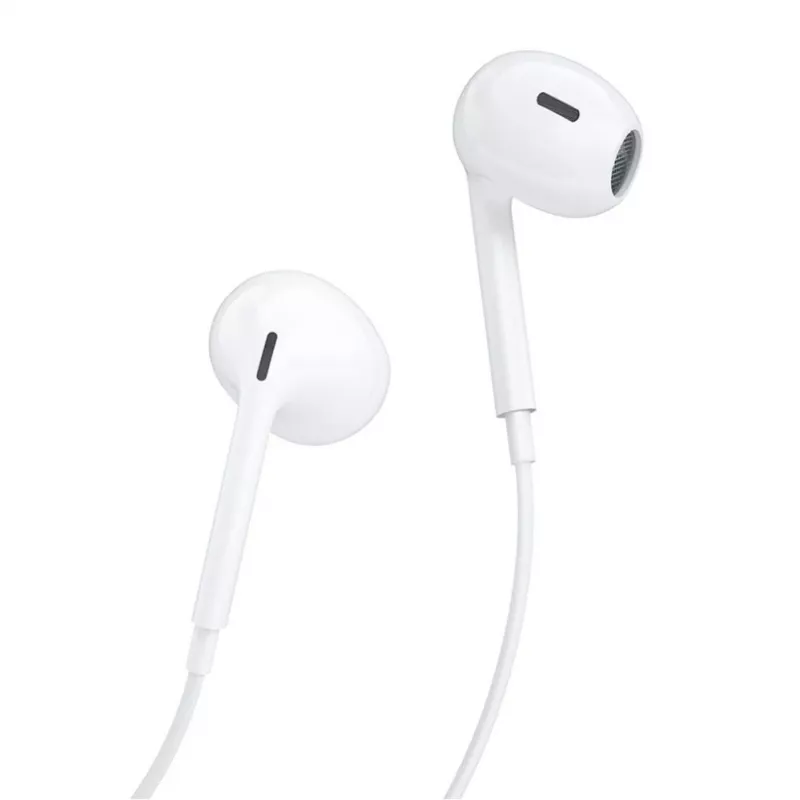 DUDAO X14ProT ausinės su USB-C jungtimi, 1,2 m kabeliu, baltos