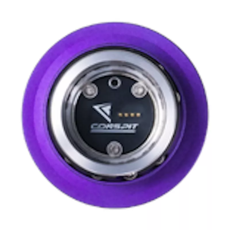 Conspit CDR greito atjungimo adapteris 50mm PCD – violetinis/sidabrinis
