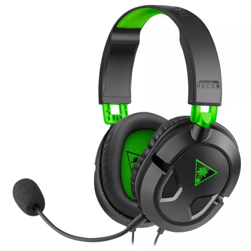 Turtle Beach TBS-2303-05 laidinis stereo žaidimų ausinių rinkinys, skirtas Xbox, PlayStation, Nintendo Switch, PC ir mobiliesiems – juodos spalvos