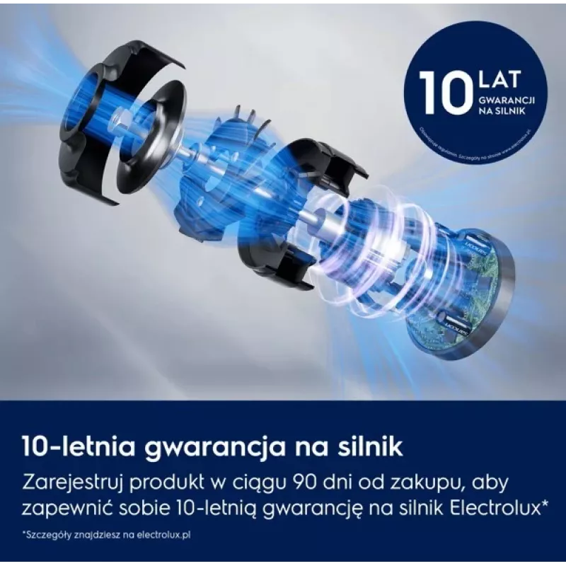 Electrolux Clean 600 EP61CB21W belaidis lazdelinis dulkių siurblys, 21,6 V, 55 min veikimo laikas, 0,3 L dulkių talpykla, baltas