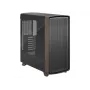 Fractal Design Summit Black TG Light Tint Mid-Tower kompiuterio korpusas su riešutmedžio priekine panele