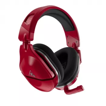 Turtle Beach TBS-3172-02 laidinis stereo žaidimų ausinių komplektas su pakeliamu mikrofonu - juoda ir raudona