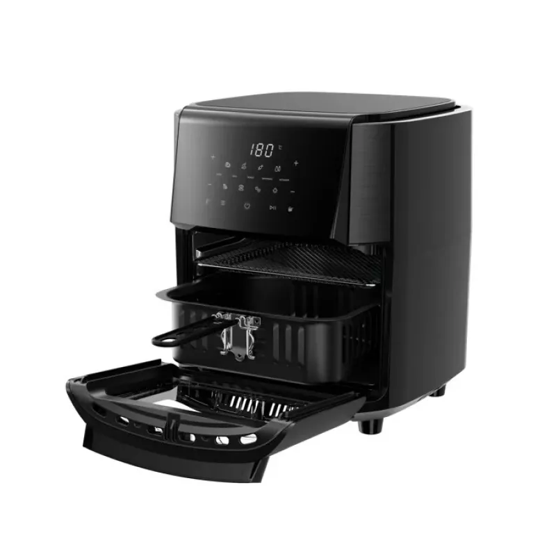 Electrolux AirFryer 800 EAF12B 3,5 l talpos skaitmeninis liečiamasis ekranas oro gruzdintuvė, 1500W, 8 programų, juoda