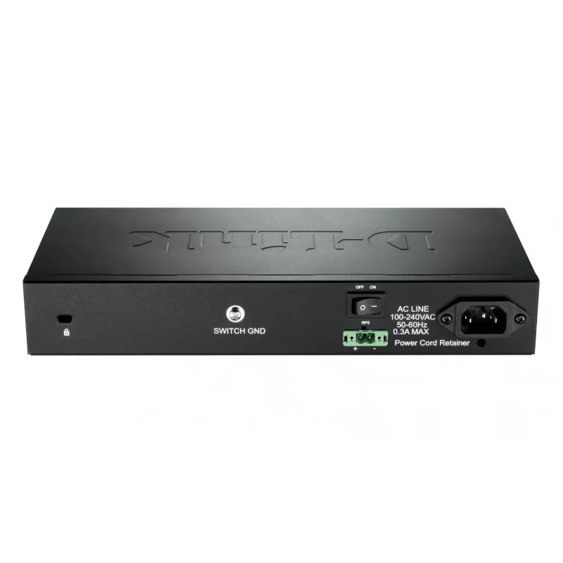 D-Link DGS-1210-10/ME/E išmanusis valdomas jungiklis, 8x Gigabit Ethernet, 2x SFP, montuojamas į stelažą
