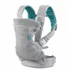 B-KIDS Infantino 4-in-1 konvertuojamas kūdikio nešyklė, pilka, 3.6–14.5 kg, JPMA sertifikuota, su nuimamu Wonder Cover™ seiliniu