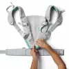 B-KIDS Infantino 4-in-1 konvertuojamas kūdikio nešyklė, pilka, 3.6–14.5 kg, JPMA sertifikuota, su nuimamu Wonder Cover™ seiliniu