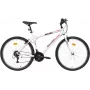 BIKE CITY MILANO 26 White/Pink moteriškas miesto dviratis 6 pavarų Shimano