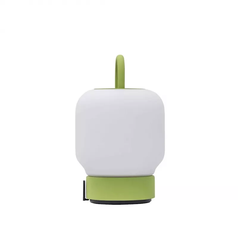KOODUU Įkraunama lempa LOOME Liepų žalia - Nešiojama LED stalinė lempa, 3 pakopų liečiamas reguliavimas, IP44 atspari purslams, USB-C