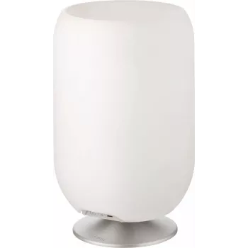 KOODUU LED lempa su garsiakalbiu ir aušintuvu Atmos sidabrinė
