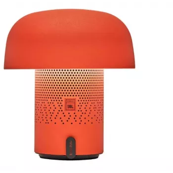 KOODUU Sensa Play nešiojamas Bluetooth garsiakalbis su reguliuojama RGB LED lempa, IPX4 atsparus purslams, TWS poravimas, USB-C, oranžinis