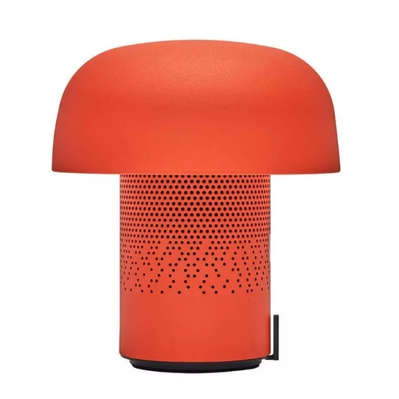 KOODUU Sensa Play nešiojamas Bluetooth garsiakalbis su reguliuojama RGB LED lempa, IPX4 atsparus purslams, TWS poravimas, USB-C, oranžinis