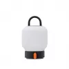 KOODUU įkraunamas stalo šviestuvas LOOME pilkas | 3 pakopų liečiamas reguliatorius, 2200mAh baterija, USB-C, šiltai balta LED