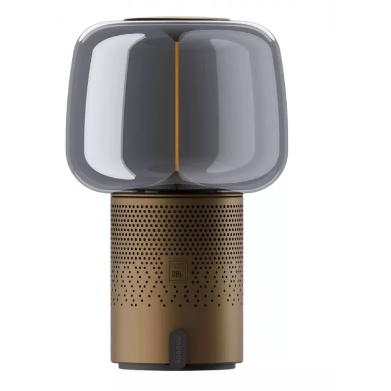 KOODUU Serena Play nešiojama LED lempa su Bluetooth garsiakalbiu, ruda