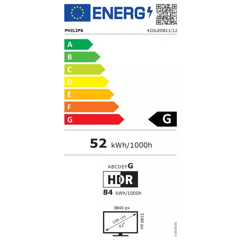 Philips 42OLED811/12 42 col. OLED 4K išmanusis televizorius, TITAN OS, Ambilight