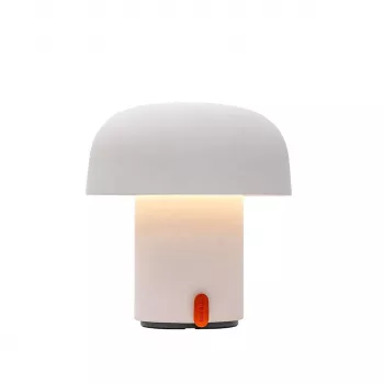 KOODUU įkraunamas LED stalo šviestuvas SENSA baltas - RGB + reguliuojama balta šviesa, 300 lm, Wi-Fi išmanusis valdymas, 2000 mAh baterija