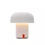 KOODUU įkraunamas LED stalo šviestuvas SENSA baltas - RGB + reguliuojama balta šviesa, 300 lm, Wi-Fi išmanusis valdymas, 2000 mAh baterija