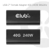 Club 3D USB-C moteriškas adapteris 40G 240W 8K60Hz