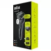 BRAUN Skustuvas Series 5 51-W1500s šlapiam ir sausam skutimuisi, elektrinis skustuvas, juodas