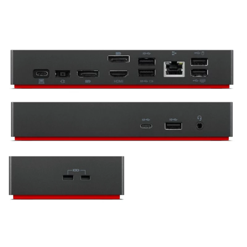 Lenovo Renewed ThinkPad Universal USB-C Dock 40AY 90W naudotas, įsk. PSU
