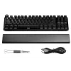 BE QUIET! Keyboard Light Mount TKL Silent Tactile mechaninė klaviatūra – 75% US ANSI, Gateron Brown, Bluetooth ir USB-C, QMK/VIA