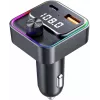 SENCOR SWM 3000 Bluetooth FM siųstuvas su USB-A QC3.0, USB-C PD 3.0, MP3 atkūrimu, laisvų rankų skambučiais, Siri ir Google Assistant