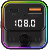 SENCOR SWM 3000 Bluetooth FM siųstuvas su USB-A QC3.0, USB-C PD 3.0, MP3 atkūrimu, laisvų rankų skambučiais, Siri ir Google Assistant