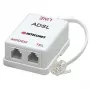 Intellinet ADSL skirstytuvas/filtras RJ11 kištukas į 2x RJ11 lizdus, baltas