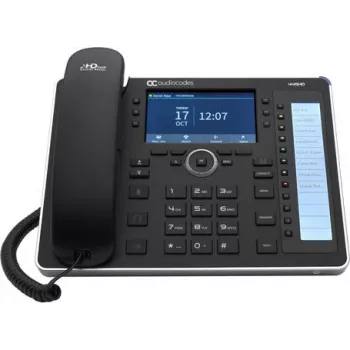 AudioCodes 445HD - VoIP telefonas su skambintojo numerio rodymu / laukiančiu skambučiu