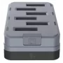 Zebra WS301 6 lizdų atsarginės baterijos įkroviklis, leidžiantis įkrauti 6 baterijas. Šalis - USB Type-C