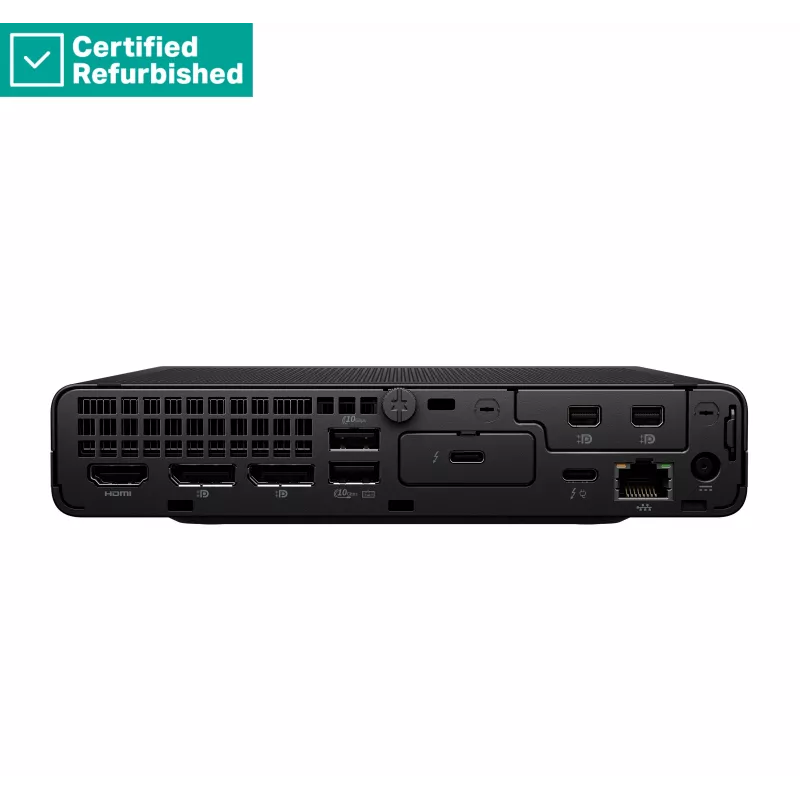 RENEW SILVER HP EliteDesk 8 G1i Mini - Ultra 9-285, 64GB, 1TB SSD, USB Mouse, Win 11 Home, 1 metai