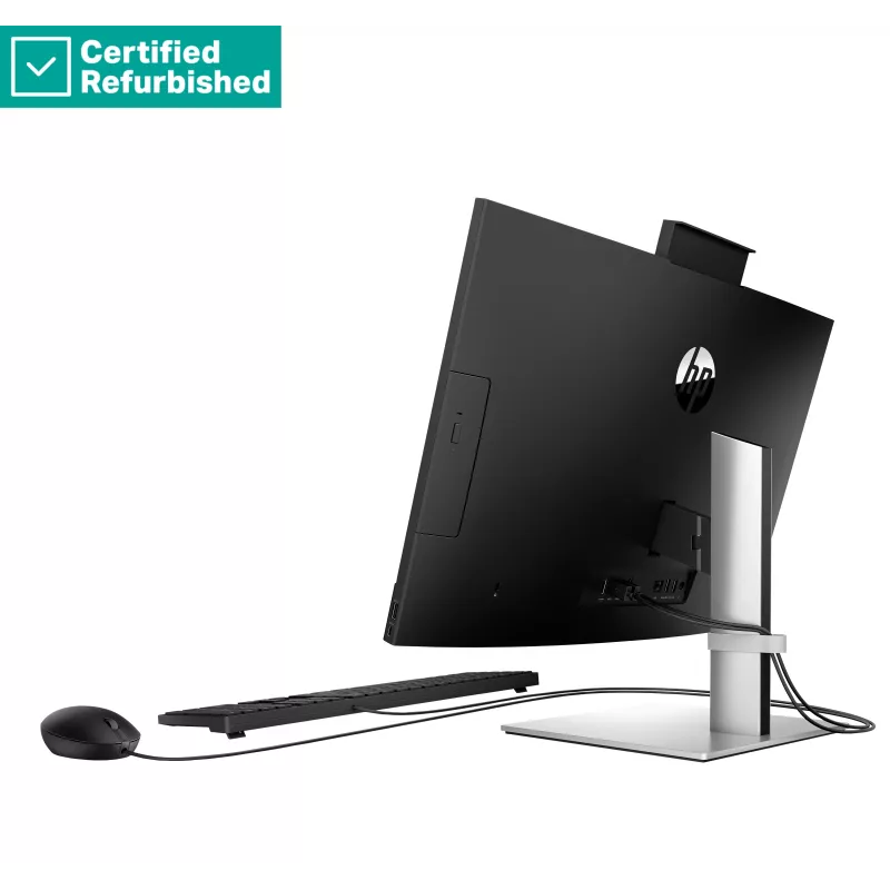 RENEW SILVER HP Pro 440 G9 AIO All-In-One - i7-13700T, 16GB, 512GB SSD, 23.8 FHD Non-Touch AG, Height Adjustable, NO SPEAKERS, USB Mouse, Win 11 Pro, 1 years