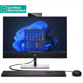 RENEW SILVER HP Pro 440 G9 AIO All-In-One - i7-13700T, 16GB, 512GB SSD, 23.8 colio FHD neliesdamas AG, reguliuojamas aukštis, USB pelė, Win 11 Pro, 1 metai (937G5EAR#ABD)