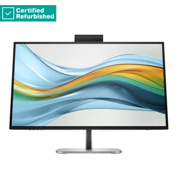 RENEW GOLD HP 527pm Series 5 Pro QHD konferencinis monitorius - 27 col. 2560x1440 QHD 350-nit 100Hz AG, IPS, USB-C(100W/15W)/HDMI/DP Daisy-Chain, 3x USB-A, garsiakalbiai, internetinė kamera, RJ-45 LAN, aukščio reguliavimas/pakreipimas/pasukimas/pivot, 1 m