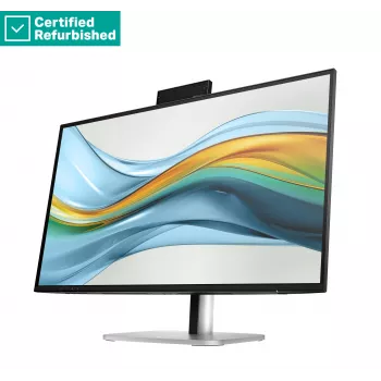 RENEW GOLD HP 527pm Series 5 Pro QHD konferencinis monitorius - 27 col. 2560x1440 QHD 350-nit 100Hz AG, IPS, USB-C(100W/15W)/HDMI/DP Daisy-Chain, 3x USB-A, garsiakalbiai, internetinė kamera, RJ-45 LAN, aukščio reguliavimas/pakreipimas/pasukimas/pivot, 1 m