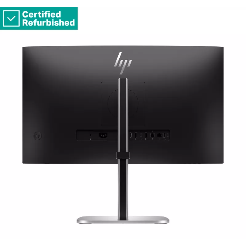 RENEW GOLD HP 527pm Series 5 Pro QHD konferencinis monitorius - 27 col. 2560x1440 QHD 350-nit 100Hz AG, IPS, USB-C(100W/15W)/HDMI/DP Daisy-Chain, 3x USB-A, garsiakalbiai, internetinė kamera, RJ-45 LAN, aukščio reguliavimas/pakreipimas/pasukimas/pivot, 1 m