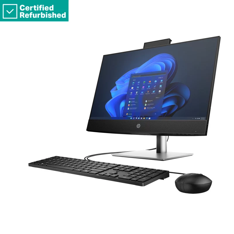 RENEW SILVER HP Pro 440 G9 AIO All-in-One - i5-13400, 8GB, 512GB SSD, 23,8 colio FHD Non-Touch AG, WiFi, reguliuojamas aukštis, BE KAMEROS, BE GARSKALBIŲ, Win 11 Pro, 1 metai