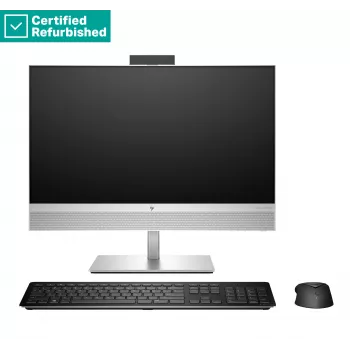 RENEW SIDABRAS HP Elite 840 G9 AIO All-in-One 24 - i7-14700, 16GB, 1TB SSD, 23,8 colio FHD neliesdamas AG, FPR, reguliuojamas aukštis, DOS, 1 metai
