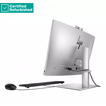 RENEW SIDABRAS HP Elite 840 G9 AIO All-in-One 24 - i5-14500, 16GB, 512GB SSD, 23,8 colio FHD neliesdamas AG, reguliuojamas aukštis, USB pelė, Win 11 Pro, 1 metai