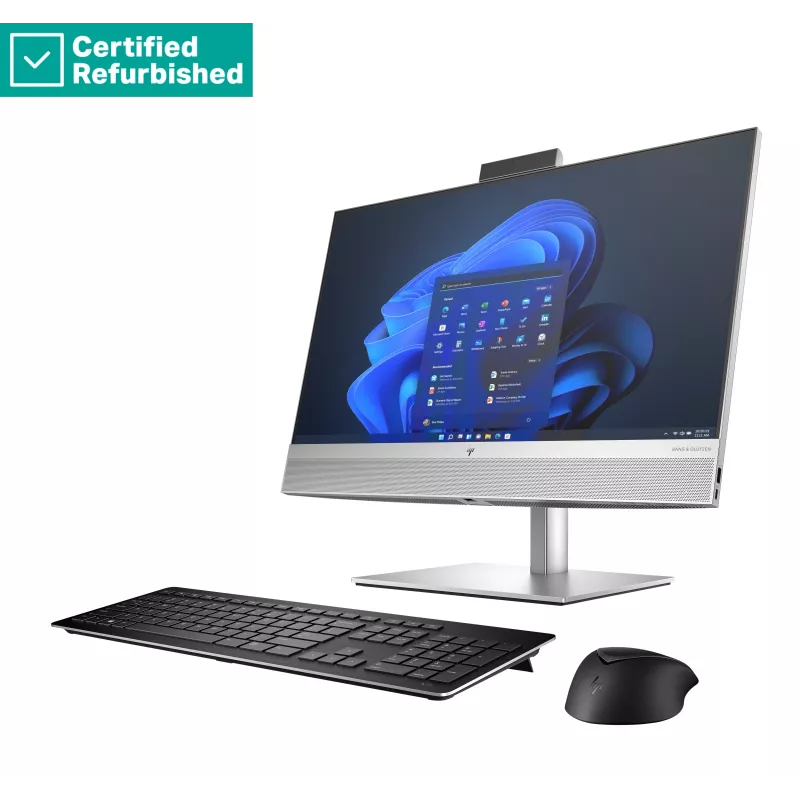 RENEW SILVER HP Elite 840 G9 AIO All-In-One 24 - i5-14500, 16GB, 512GB SSD, 23,8 colio FHD neliesdamas AG, reguliuojamas aukštis, Win 11 Pro, 1 metai (99A94ETR#ABE)