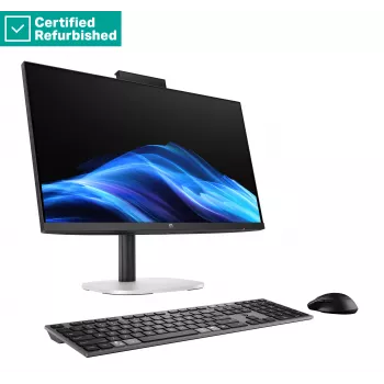 RENEW SIDABRAS HP ProStudio 4 AIO All-In-One 24 - Ultra 5-235, 32GB, 512GB SSD, 23,8 colio FHD jutiklinis AG, reguliuojamas aukštis, USB pelė, Win 11 Pro, 1 metai