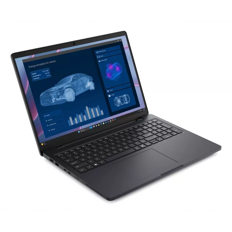 DELL Pro Max 16 MC16255 Copilot+ PC AMD Ryzen AI 5 PRO 340 nešiojamasis kompiuteris 40,6 cm (16) Full HD+ 16 GB LPDDR5x-SDRAM 256 GB SSD Wi-Fi 7 (802.11be) Windows 11 Pro juodos spalvos, angliškas