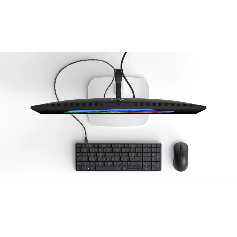HP EliteBoard G1a AI - Ryzen 5 330, 16GB, 512GB SSD, WiFi & BT, FPR, JAV apšviesta atspari išsiliejimui klaviatūra, 675M pelė, 32Wh, Win 11 Pro, 3 metai
