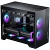 PHANTEKS XT M3 PC korpusas, mini korpusas + D30 PWM Regular Airflow D-RGB ventiliatoriai, 3 vnt., juodas