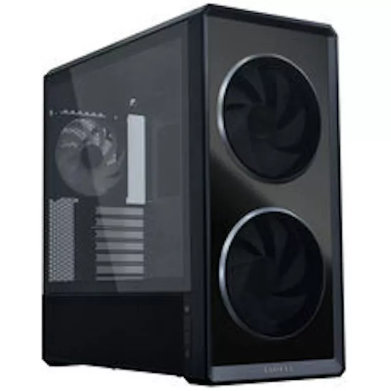 Lian Li LANCOOL 217 INF PC korpuso rinkinys + HydroShift II LCD-S 360TL AIO + 3x UNI FAN SL-INF 120 Reverse Blade ventiliatoriai - juoda