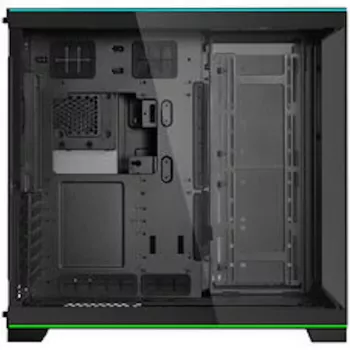 Lian Li O11D EVO RGB PC korpuso rinkinys + HydroShift II LCD-S 360TL AiO + 6x UNI FAN SL-INF 120 Reverse Blade ventiliatoriai + UNI HUB SL-INF - juoda